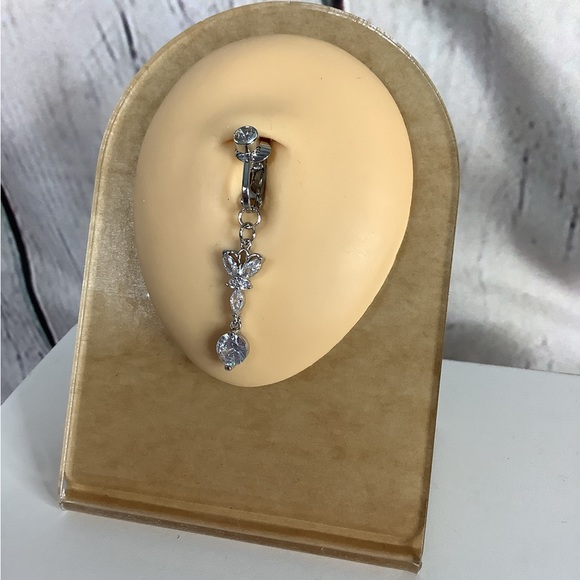 Clip-On Belly Button Ring - Picture 4 of 4